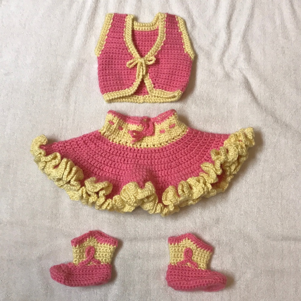 Infant cowgirl set